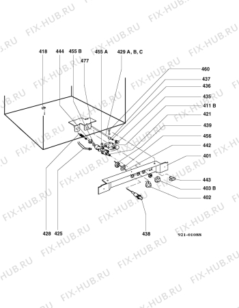 Взрыв-схема холодильника Rosenlew NK105 - Схема узла Armature/fitting